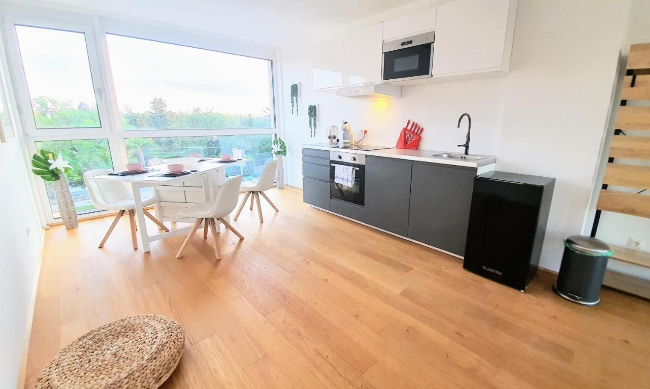 Rooftop Terrace, Free Garage Parking And Pool! Viena Exterior foto